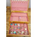 Jewellery box & contents