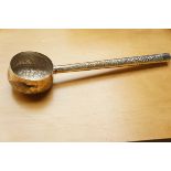 Indian silver ladle Length 36 cm