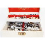 Jewellery box & contents