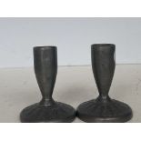 Pair of Danish candle sticks