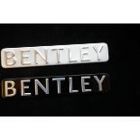 2 Bentley car badges