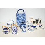 Collection of blue & white ceramics