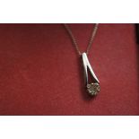 9ct White gold necklace