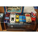 Collection of model vehicles