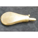 Brass powder flask