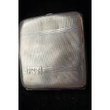 Silver cigarette case 131g Birmingham