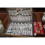 Good quality flatware set & 1 other