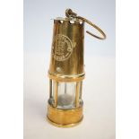 Small brass eccles minors lamp
