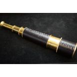 3 Draw leather bound telescope