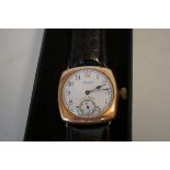 Gents goldplate Waltham wristwatch