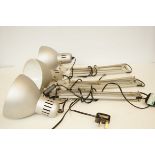 3 Vintage angle poise lamps