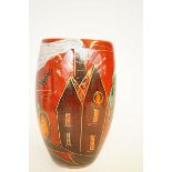 Anita Harris halloween house vase