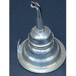 Silver wine funnel London Weight 196g