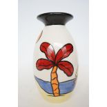 Lorna Bailey tropicana lipped vase