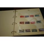 An album of world stamps