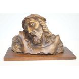 Carved wood caving of jesus Height 30 cm x 45 cm