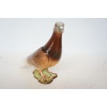 Beswick pigeon red/brown