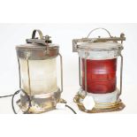 2 Ships lanterns - both converted