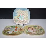 Beswick scenes from Beatrix potter plaques/plates