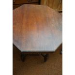 Octagonal occasional table