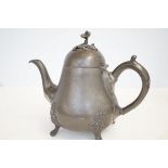 Pear pewter teapot 20