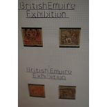 Fine album of British commemorative stamps 1924-1985 many post decimal mint stamps (post union congr