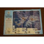 The Falklands island map together with falkland is