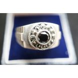 Gents Silver Rolex style ring