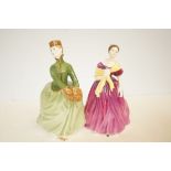 Royal Doulton Adrienne together with HN2318 Grace