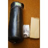 Gym quality punch bag (New & boxed) with boxing gl