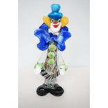 Oversized Murano glass clown Height 39cm