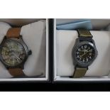 X2 Timex expedition wristwatches both with boxes