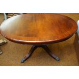 Oval coffee table