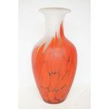 Large glass vase Height 58 cm