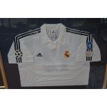 2002 Real Madrid champions league game worn shirt