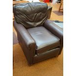 Good quality leather arm chair