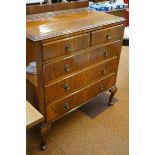 Good quality 2 over 3 chest of drawers