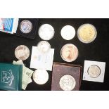 Silver Barbados 1 dollar, Canadian dollar & others