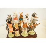 Beswick pig band PP1 to PP9 (PP2 & PP3 instrument