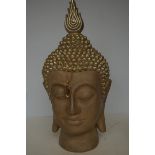Large resin Buddha head Height 64 cm