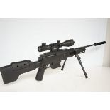 .22 Black Ops rifle with stand & scope