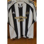 Newcastle united football shirt signed by Albert L