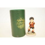 Boxed figure Dennis the menace footballer the bean