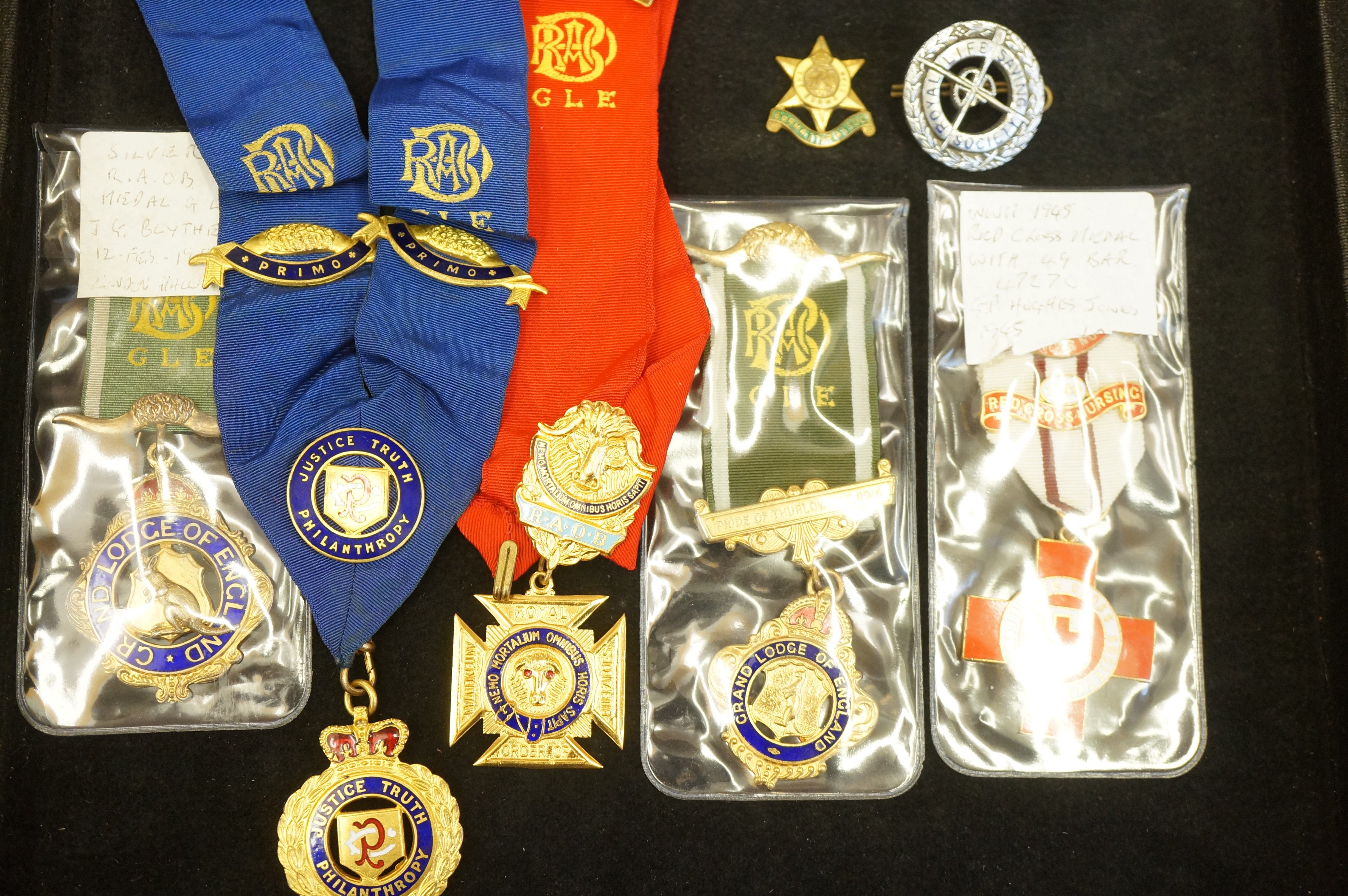 Collection of Masonic jewels & others