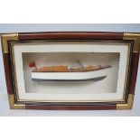 Shadow box leisure motor boat