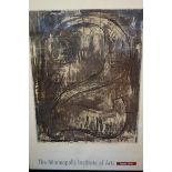 Jasper Johns- offset lithograph The Minneapolis in