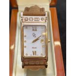 9ct gold cased Clogau gents wristwatch - Fully hal