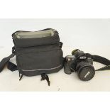 Nikon F80 camera with soft case