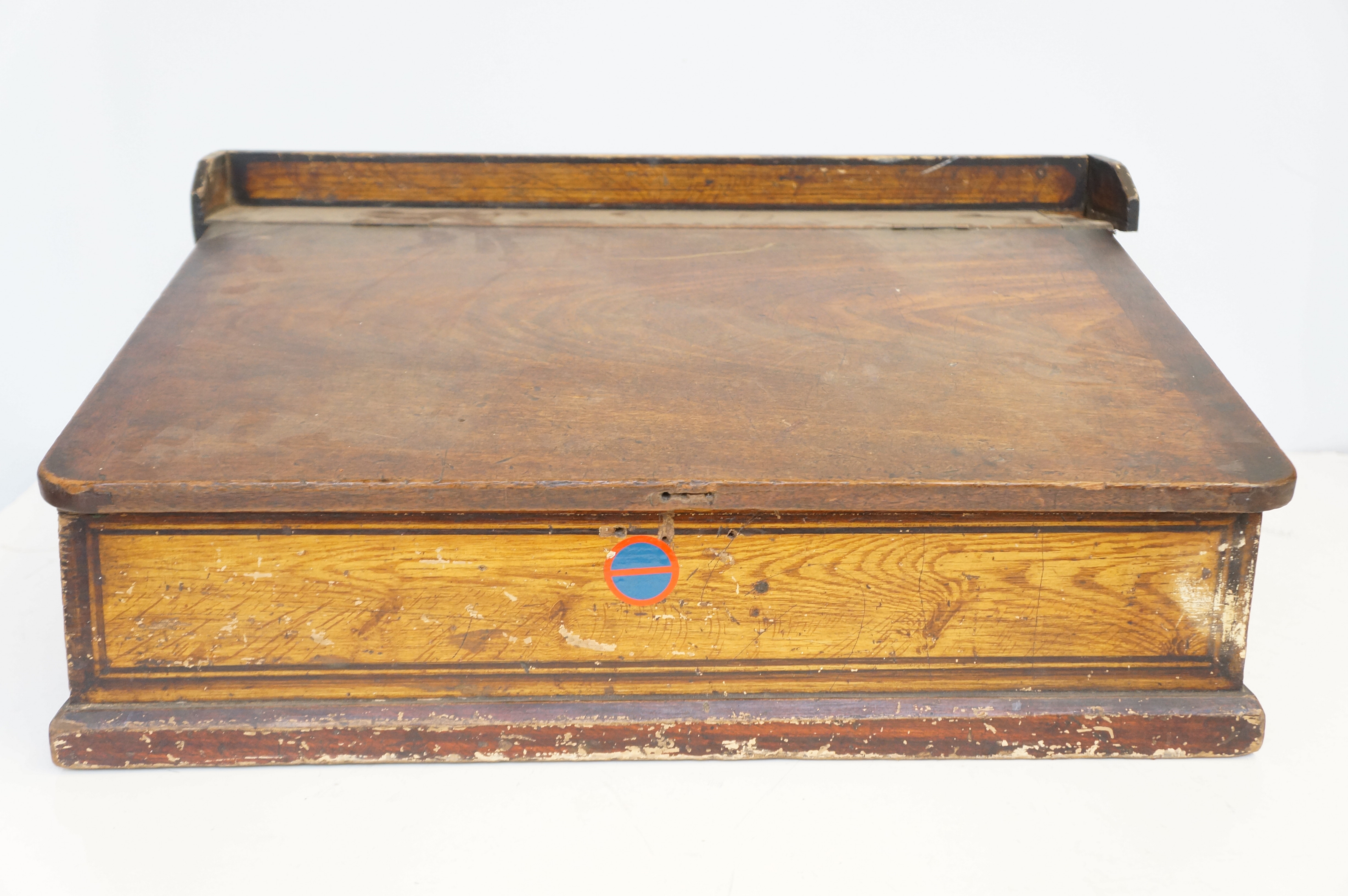 Early 20th century writing slope with 2 drawers in