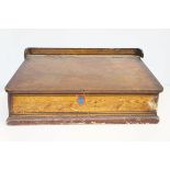 Early 20th century writing slope with 2 drawers in